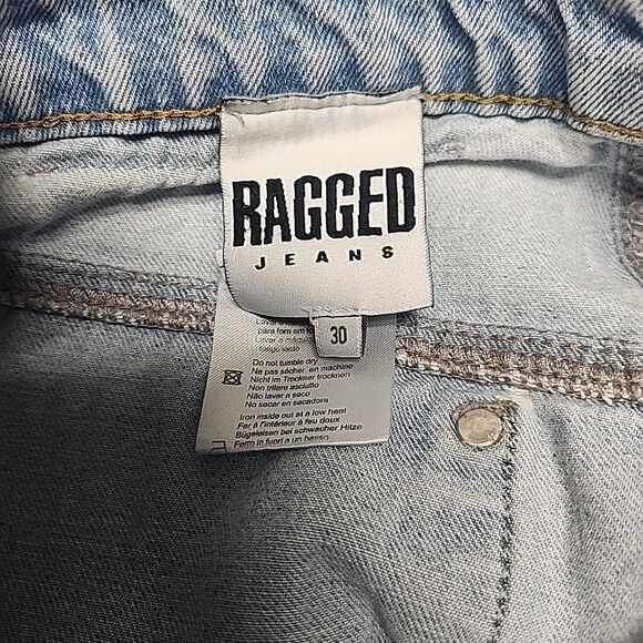 RAGGED PRIEST Rook Dad Wide Straight Leg High Rise Women's Jeans Size 30 - Picture 9 of 14